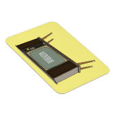 Fernseh-Cartoon-Illustration Magnet (Rechte Seite)