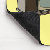 Fernseh-Cartoon-Illustration Mousepad (Ecke)