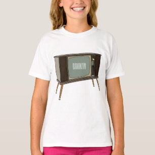 Fernseh-Cartoon-Illustration T-Shirt