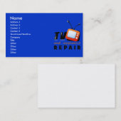 Fernseh- und Gerätereparatur-Visitenkarten Visitenkarte (Vorne/Hinten)