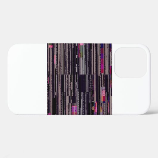 Fernsehbildschirm mit kaputten Pixeln. Abstrakte F Case-Mate iPhone Hülle (Rückseite (Horizontal))