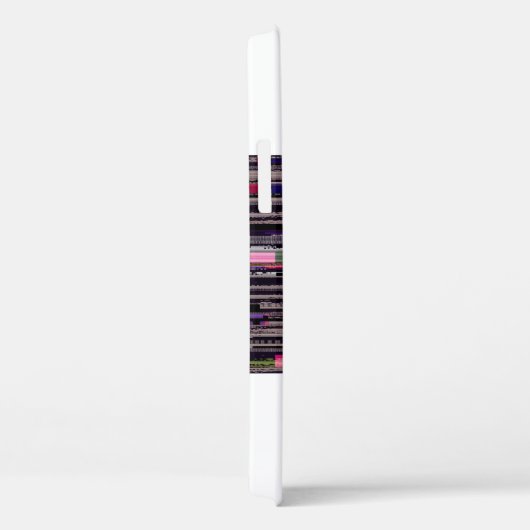 Fernsehbildschirm mit kaputten Pixeln. Abstrakte F Case-Mate iPhone Hülle (Rückseite / Rechts)