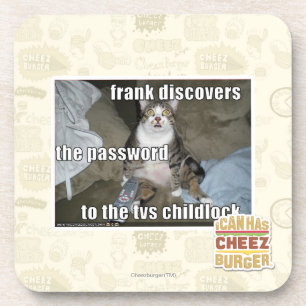 Fernsehen Childlock Getränkeuntersetzer