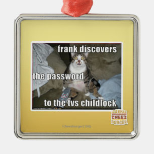 Fernsehen Childlock Ornament Aus Metall