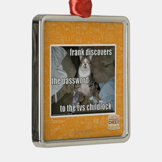 Fernsehen Childlock Silbernes Ornament (Rechts)