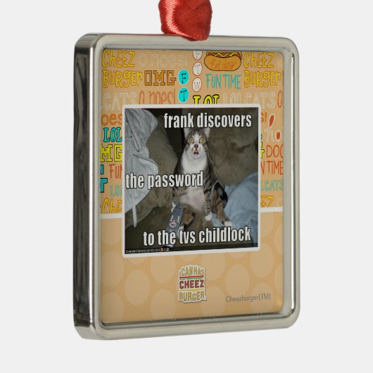 Fernsehen Childlock Silbernes Ornament (Rechts)