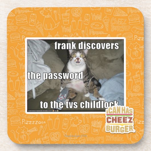 Fernsehen Childlock Untersetzer (Vorderseite)