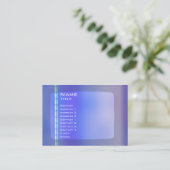 Fernsehen DNS - Mollig Visitenkarte (Stehend Vorderseite)