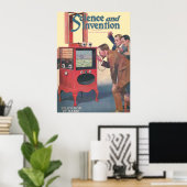 Fernsehen durch Rundfunk Poster (Heimbüro)