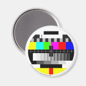 Fernsehen / Fernsehen Magnet (Vorderseite/Rückseite)