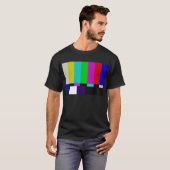 Fernsehen hält Farbtest ab T-Shirt (Vorne ganz)