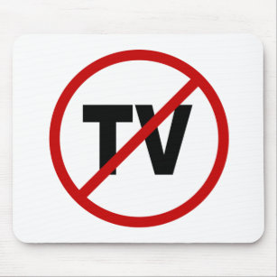 Fernsehen Hass Fernsehen/No Zeichen-Aussage Mousepad