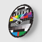 Fernsehen Runde Wanduhr (Winkel)