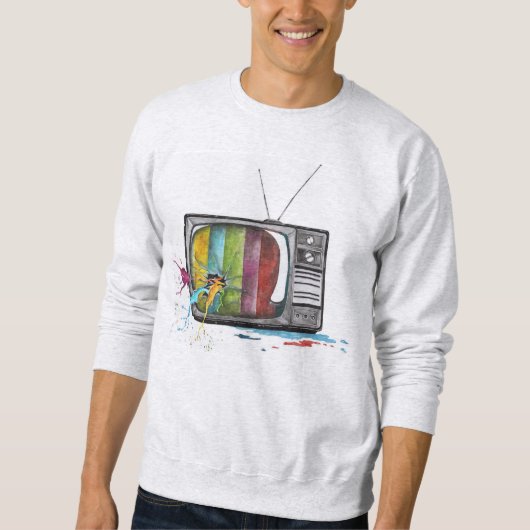 Fernsehen Sweatshirt (Vorderseite)