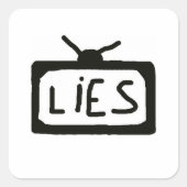 Fernseher - Aufkleber (Vorderseite)