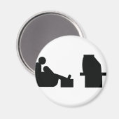 Fernseher Magnet (Vorderseite/Rückseite)