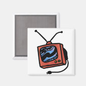 Fernseher Magnet (Vorderseite/Rückseite)
