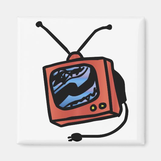 Fernseher Magnet (Vorne)