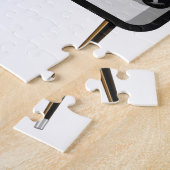 Fernseher mit leerem Bildschirm Puzzle (Seite)