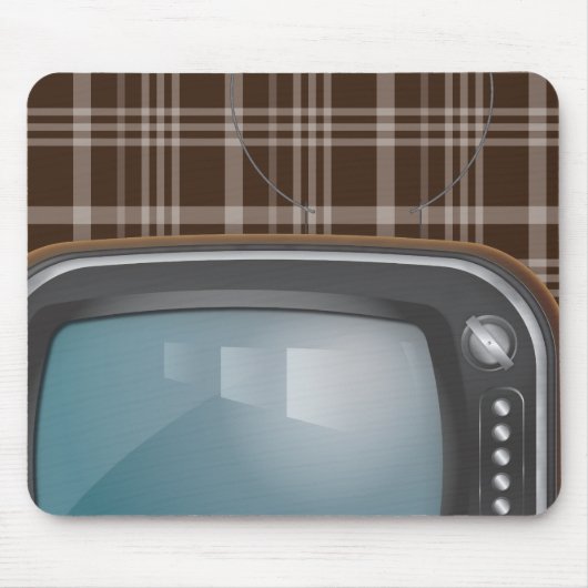 Fernseher Mousepad (Vorne)