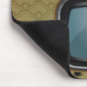 Fernseher Mousepad (Ecke)