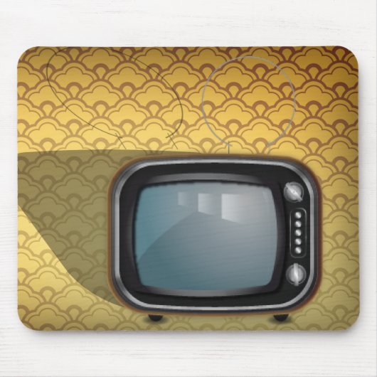 Fernseher Mousepad (Vorne)