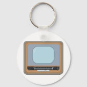 Fernseher Retro TV Schlüsselanhänger (Vorderseite)