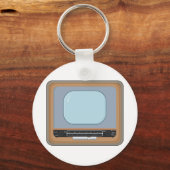 Fernseher Retro TV Schlüsselanhänger (Vorderseite)