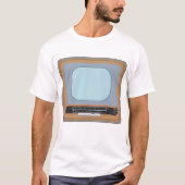 Fernseher Retro TV T - Shirt (Vorderseite)