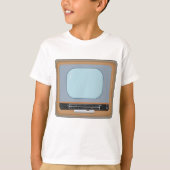 Fernseher Retro TV T - Shirt (Vorderseite)