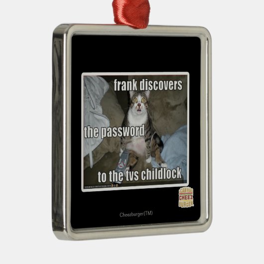 Fernseher Silbernes Ornament (Rechts)