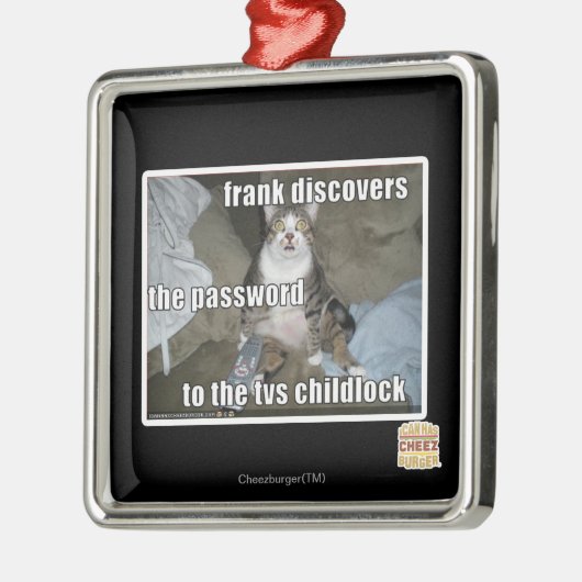 Fernseher Silbernes Ornament (Links)