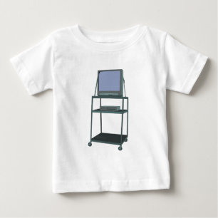 Fernseher und Videorecorder im Klassenzimmer 80er Baby T-shirt