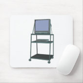 Fernseher und Videorecorder im Klassenzimmer 80er Mousepad (Mit Mouse)