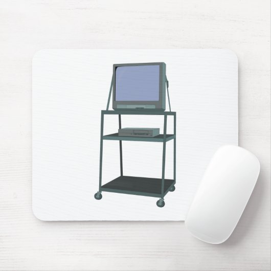 Fernseher und Videorecorder im Klassenzimmer 80er  Mousepad (Mit Mouse)