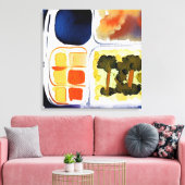 Fernsehessen Leinwanddruck (Insitu (Wohnzimmer))