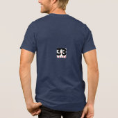 Fernsehessen Tri-Blend Shirt (Rückseite)