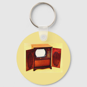 Fernsehgerät Nr. 1 circa 1950 Schlüsselanhänger