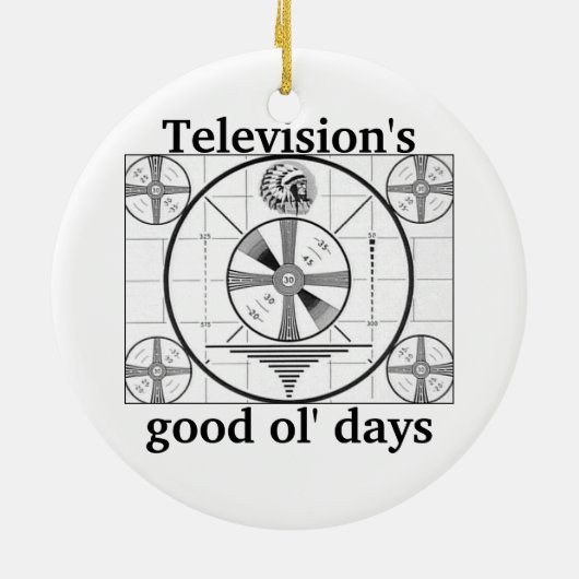 Fernsehindisches Haupttest-Muster Keramikornament (Hinten)