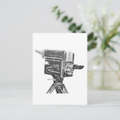 Fernsehkamera Broadcast Studio in den 1940er oder  Postkarte (Stehend Vorderseite)