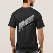 Fernsehkind - Schwarzes T-Shirt (Rückseite)