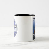 Fernsehprompter MyFarcebook Zweifarbige Tasse (Mittel)
