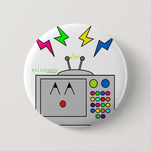 Fernsehschrecken-Abzeichen:) Button (Vorderseite)