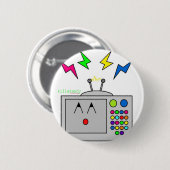 Fernsehschrecken-Abzeichen:) Button (Vorne & Hinten)