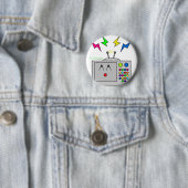 Fernsehschrecken-Abzeichen:) Button (Beispiel)