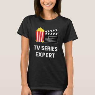 Fernsehshow Binge Watch TV Serie Expertenessen T-Shirt