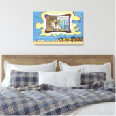 Fernsehtechniker | Absurde Wortwitz-Humor 24x16 Leinwanddruck (Insitu (Schlafzimmer))