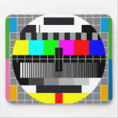 Fernsehtestschirm Mousepad (Vorne)