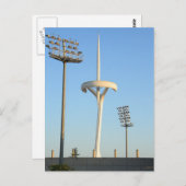 Fernsehturm Barcelona Postkarte (Vorne/Hinten)