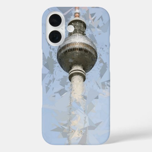 Fernsehturm Berlin Case-Mate iPhone Hülle (Rückseite)